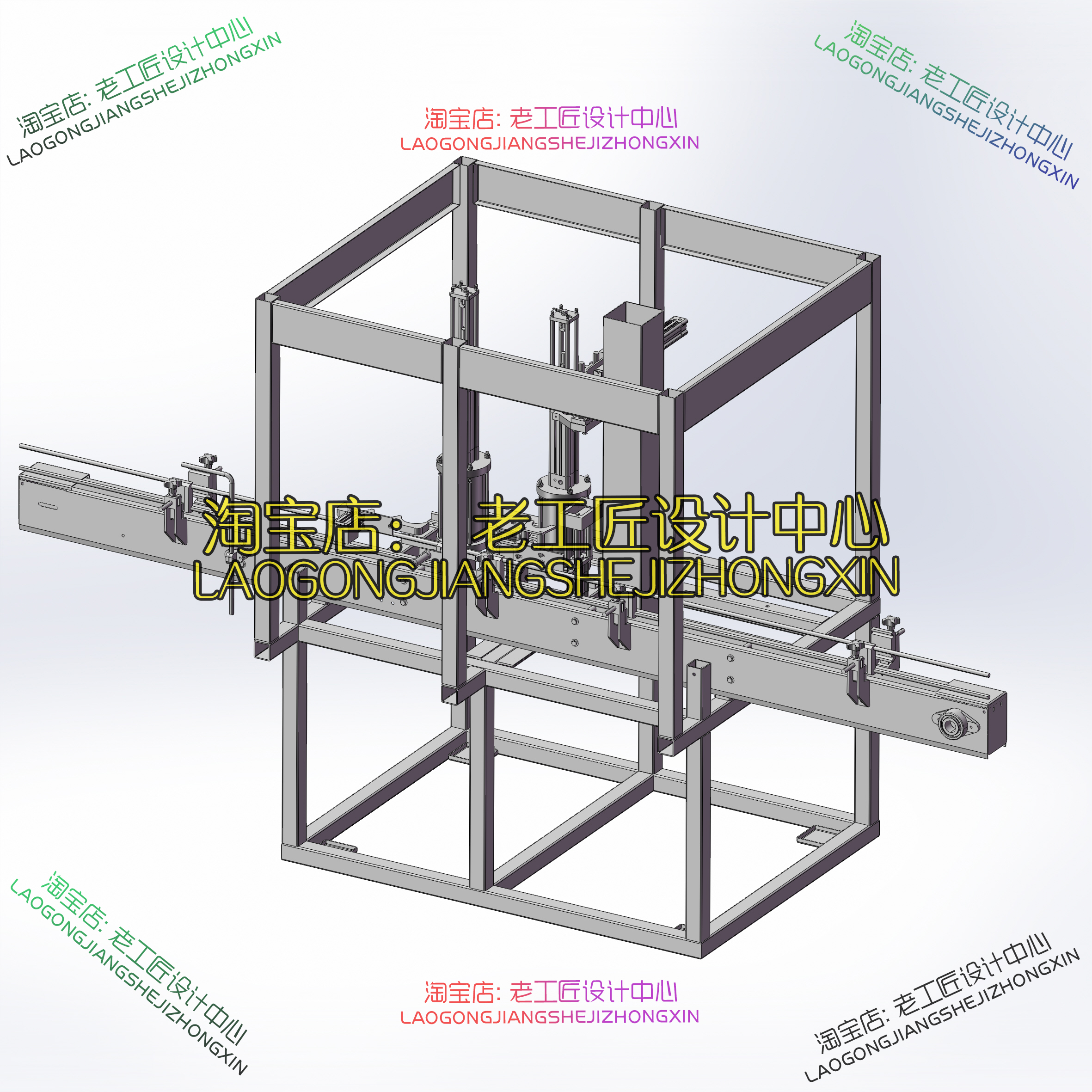 B03-PET瓶灌装封盖机自动化设备3D模型图纸 Solidworks设计